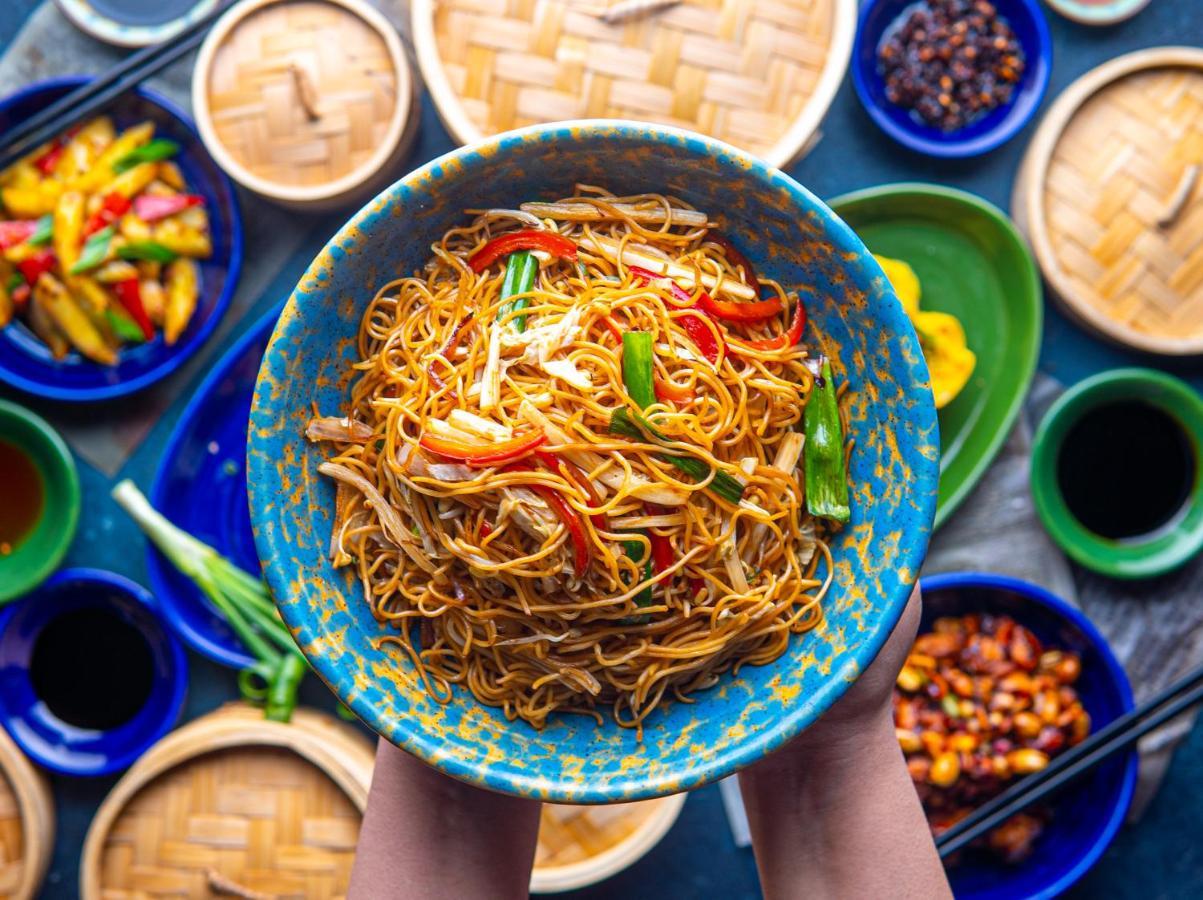 Hyatt Place Jaipur Malviya Nagar Bagian luar foto A bowl of chow mein